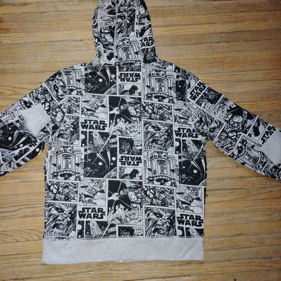 Star Wars zipper hoodie sweat shirt. - Picture 2 of 11